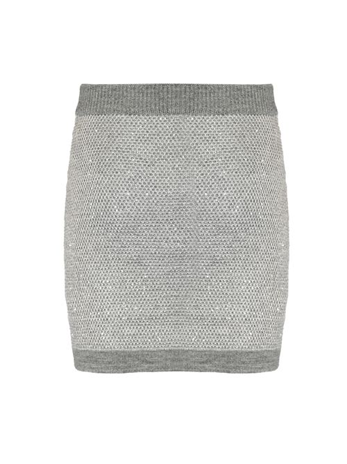 Gonna corta in maglia con paillettes Elisabetta Franchi | GK23T57E2431